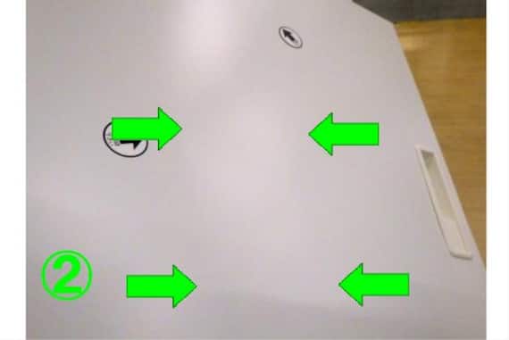 スチールキャビTSNS3-02N-WH ヒキド 25枚目画像
