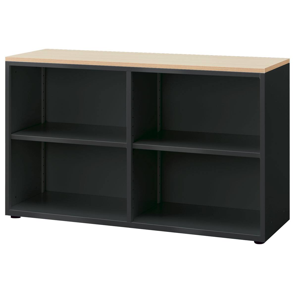 スチール書庫( NT4O OAK/BK) | ニトリネット【公式】 家具・インテリア通販