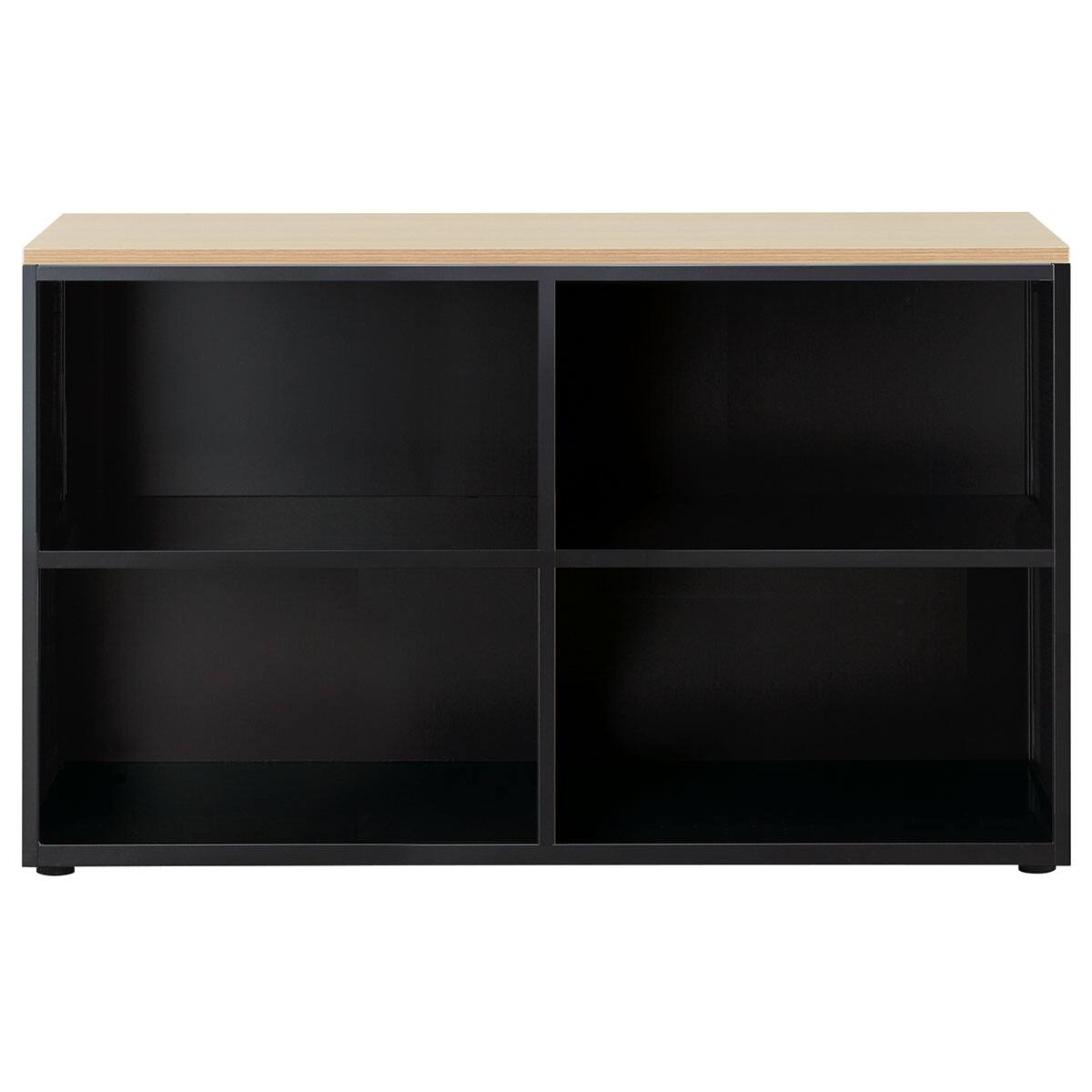 スチール書庫(NT4O OAK/BK) | ニトリネット【公式】 家具・インテリア通販