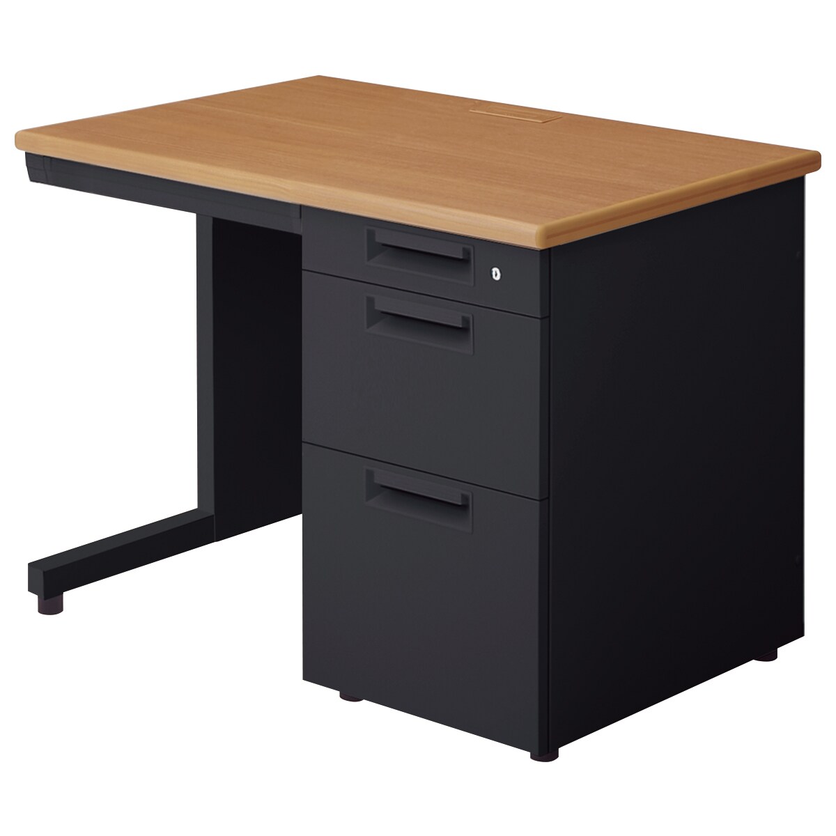 片袖机(LEED 106D-3 奥行60cm 下段引出し深型 T2/BK) | ニトリネット