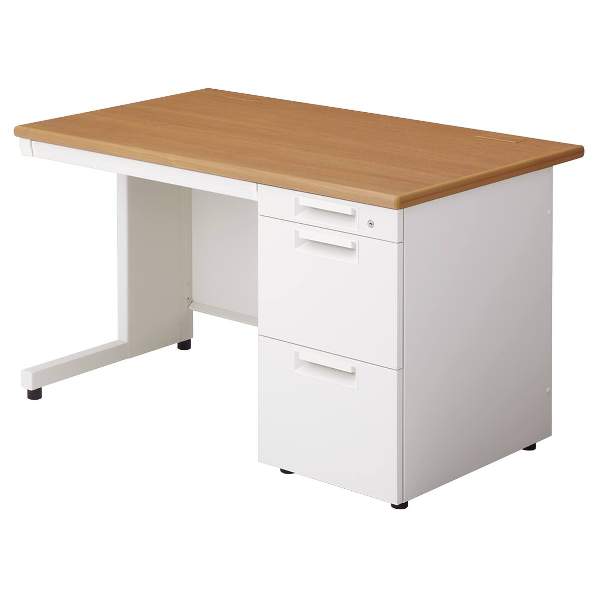片袖机(LEED 107A-3 奥行70cm 中段下段引出し同サイズ WS/W4) | ニトリ