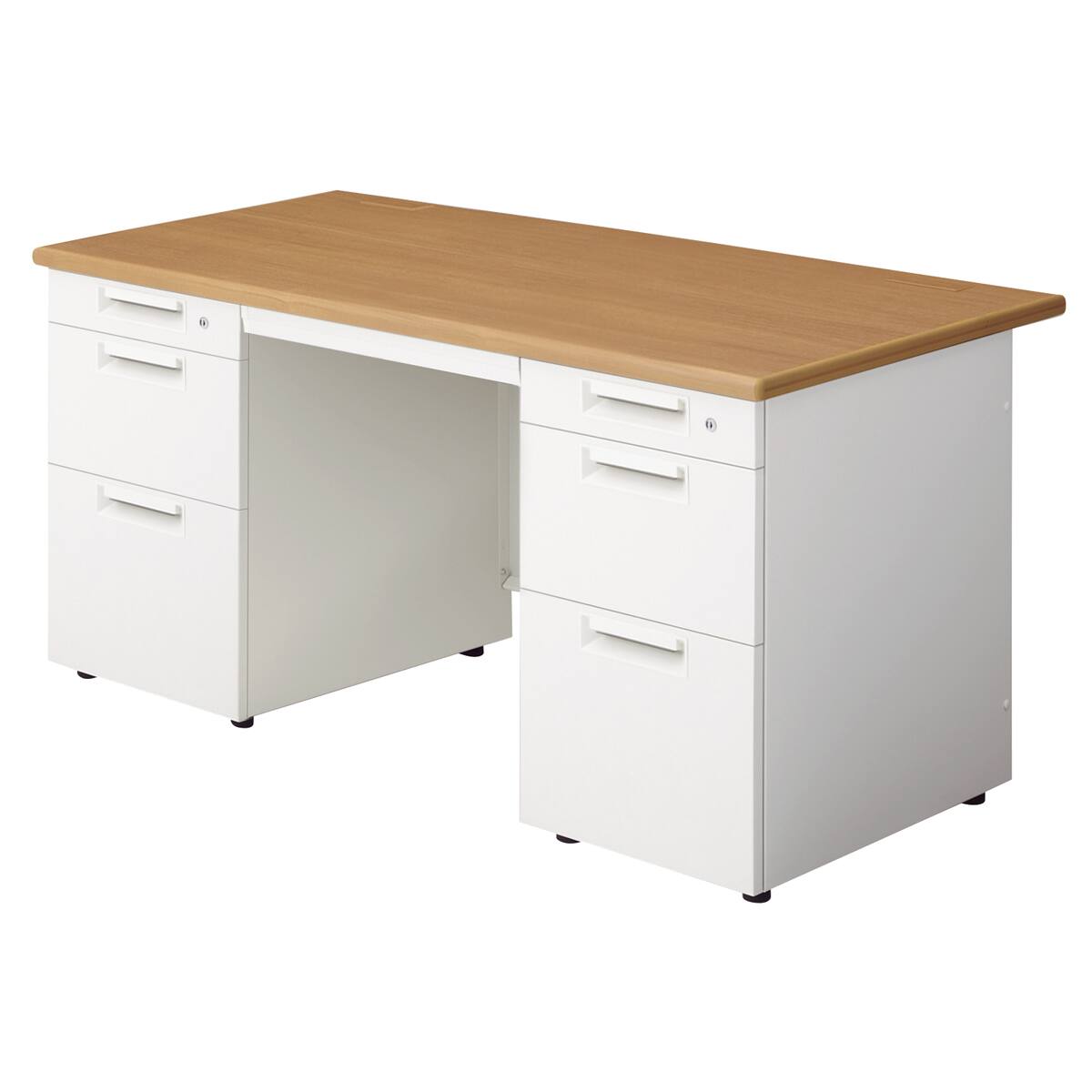 両袖机(LEED 167D-33 奥行70cm 下段引出し深型 T2/W4) | ニトリネット