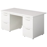 両袖机(LEED A-33 奥行70cm 中段下段引出し同サイズ)