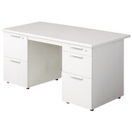 両袖机(LEED D-32 奥行70cm 下段引出し深型)