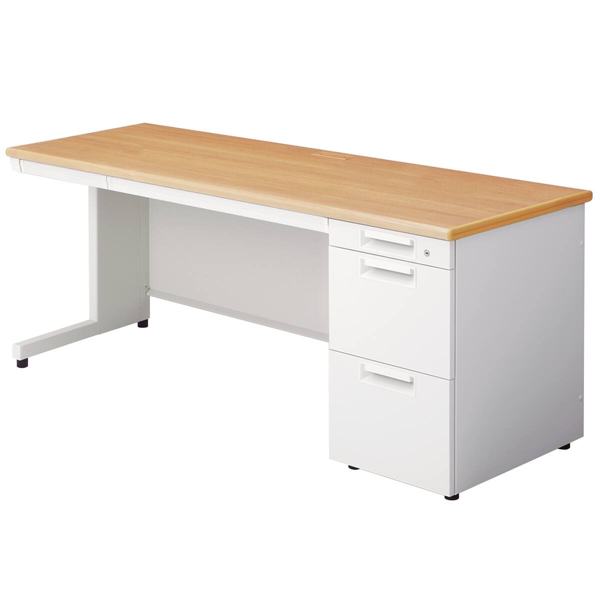 片袖机(LEED 166A-3 奥行60cm 中段下段引出し同サイズ WM/W4) | ニトリ