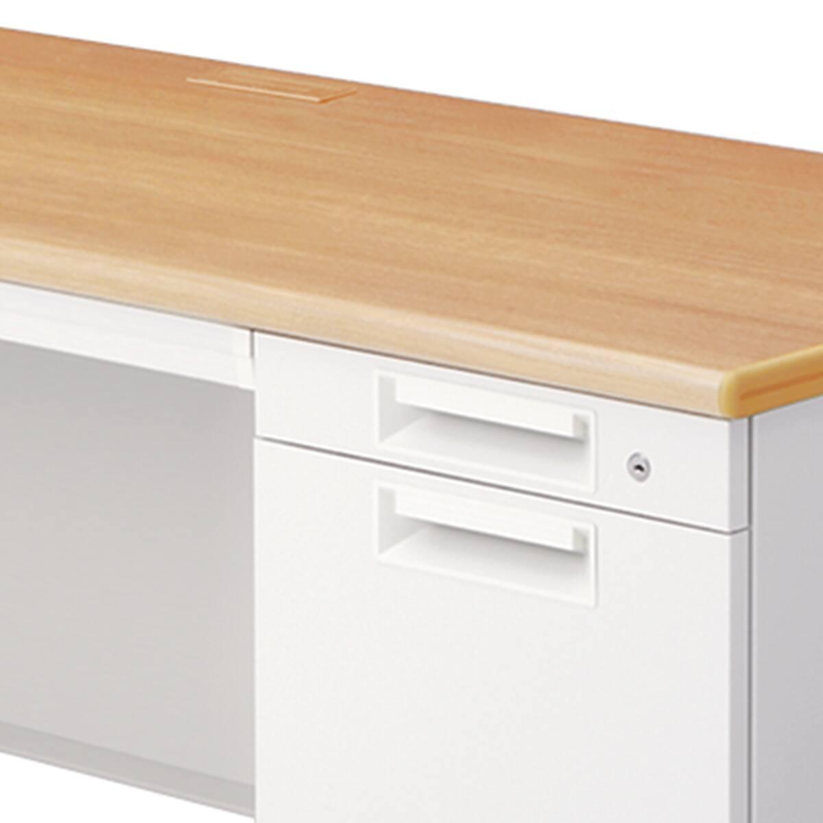 片袖机(LEED 166A-3 奥行60cm 中段下段引出し同サイズ WM/W4) | ニトリ