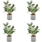 フェイクグリーン 4個セット(高さ25cm ザミフォリア GLA-1520) 2枚目画像