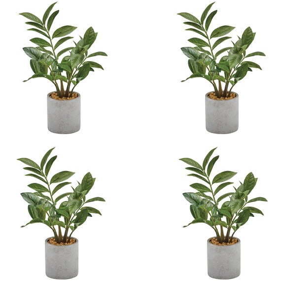 フェイクグリーン 4個セット(高さ25cm ザミフォリア GLA-1520) 2枚目画像