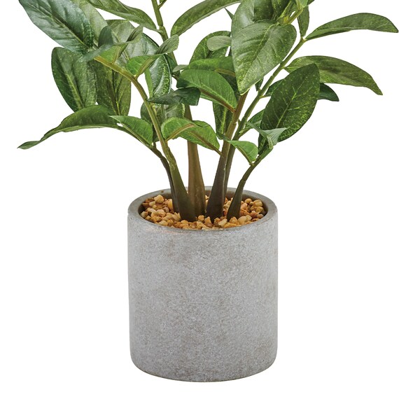 フェイクグリーン 4個セット(高さ25cm ザミフォリア GLA-1520) 4枚目画像