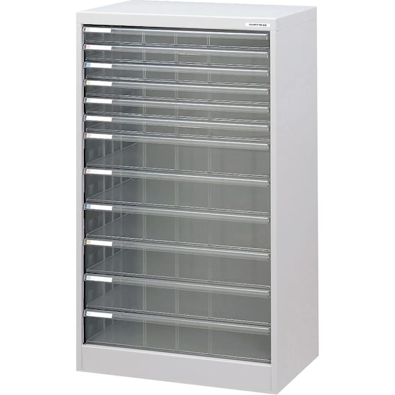 フロアケース(浅型6段・深型6段1列 A3F-12 NGY) 1枚目画像