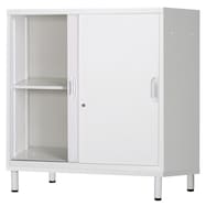 スチールキャビネット(引違い戸 HOS-X 脚付きベース)