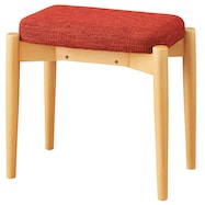 木製スツール(レモラ スクエア 布)