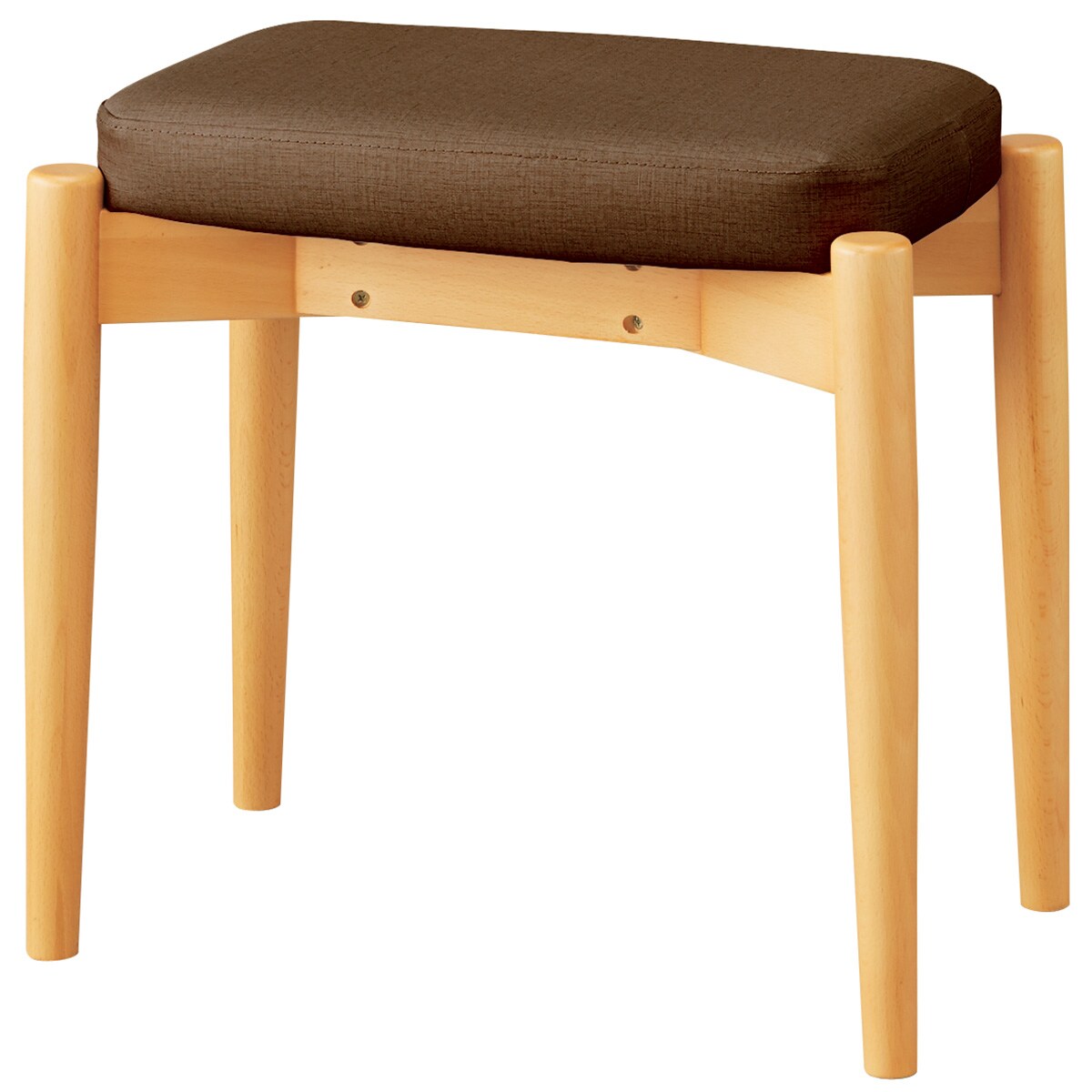 木製スツール 在庫限り】木製スツール(レモラ スクエア Gシルク#3 BR) | ニトリ