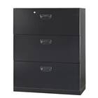 スチール書庫(ラテラル3段 HOS-X BK) 1枚目画像