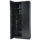 スチール書庫(両開き HOS-X BK) 1枚目画像