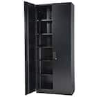スチール書庫(両開き HOS-X BK) 1枚目画像