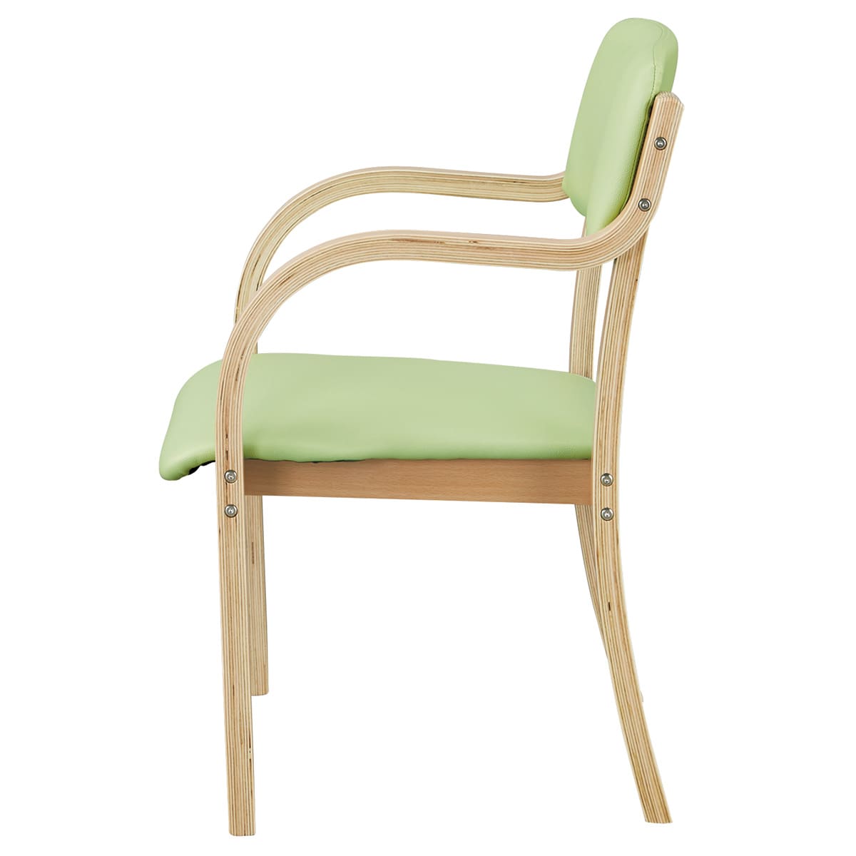ニトリ　アネモネ　LBR/GR グリーン　木製チェア　ARM アーム付き ニトリ（NITORI） 木製チェア(アネモネ LBR/GR) : ニトリ Yahoo!店