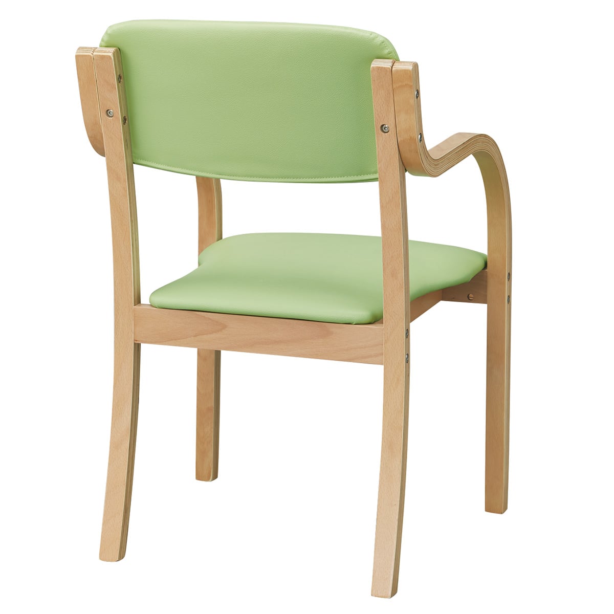 ニトリ　アネモネ　LBR/GR グリーン　木製チェア　ARM アーム付き ニトリ（NITORI） 木製チェア(アネモネ LBR/GR) : ニトリ Yahoo!店