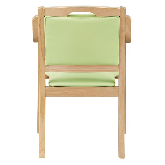 木製チェア(カトレア LBR-LGR) 5枚目画像