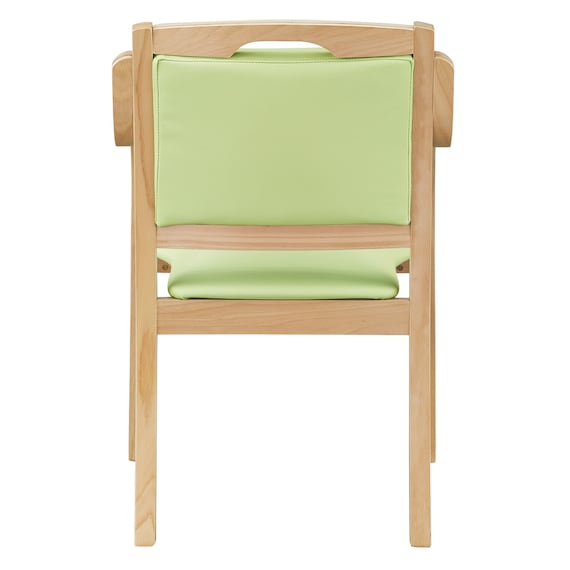 木製チェア(カトレア LBR-LGR) 5枚目画像