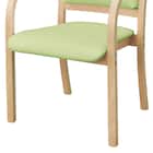 木製チェア(カトレア LBR-LGR) 7枚目画像