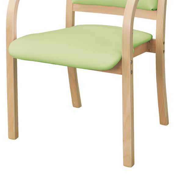 木製チェア(カトレア LBR-LGR) 7枚目画像