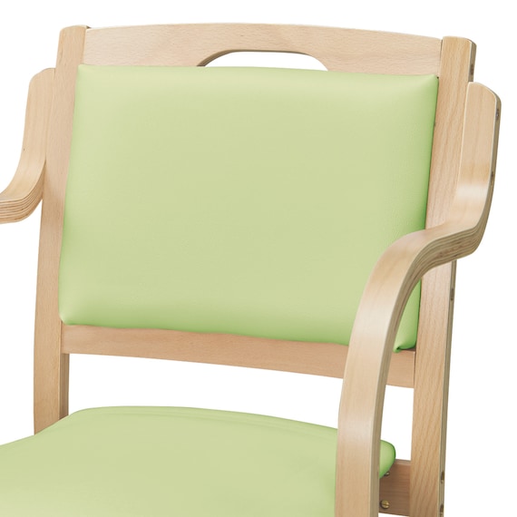 木製チェア(カトレア LBR-LGR) 8枚目画像