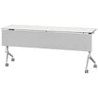 会議用テーブル(NTXR1545 幕板付き WH) 1枚目画像