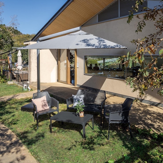 ガーデンチェア(ネット NAR-C04 トープ) 6枚目画像