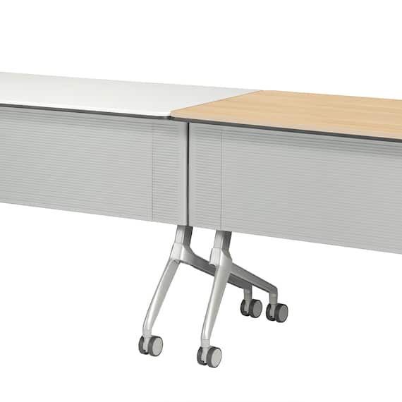 会議用テーブル(NTXR1860 幕板付き WH) 3枚目画像