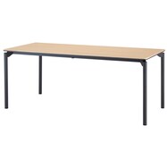 【在庫限り】ミーティングテーブル(NTNX-1275・1575・1875・1890R 天板ラウンドコーナー 丸脚タイプ)