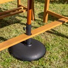 マーケットパラソル(ACT-24WH ベース付き) 5枚目画像