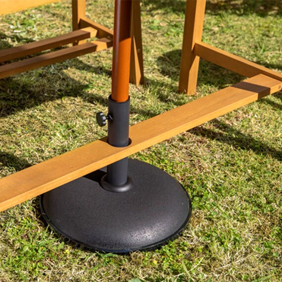 マーケットパラソル(ACT-24WH ベース付き) 5枚目画像