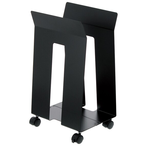 ダンボール・紙袋ストッカー(DSKSキャスター付 BK) 1枚目画像