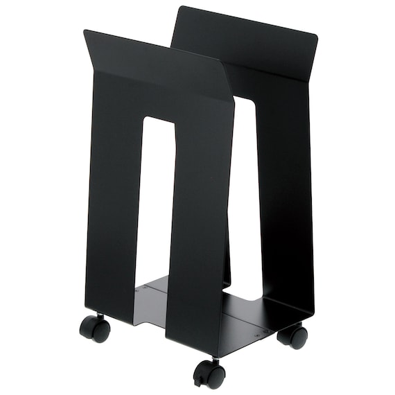 ダンボール・紙袋ストッカー(DSKSキャスター付 BK) 1枚目画像