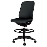 オフィスチェア(レナ KC-RN56SKL 座面高タイプ 背:クッション/ローバック ホワイト)