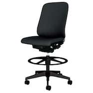 オフィスチェア(レナ KC-RN06SKL 座面高タイプ 背:クッション/ローバック ライトグレー)