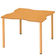 福祉テーブル(曲線型 NT-FED 高さ固定脚/アジャスター)