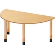 福祉テーブル(半円 NT-FPA スペーサー調高脚/3段階アジャスター)