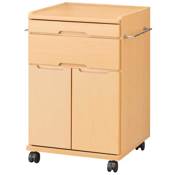 床頭台(IM-001L 開き戸 NA) 1枚目画像