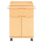 床頭台(IM-001L 開き戸 NA) 2枚目画像