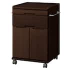 床頭台(IM-001L 開き戸 DBR) 1枚目画像