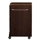 床頭台(IM-001L 開き戸 DBR) 3枚目画像