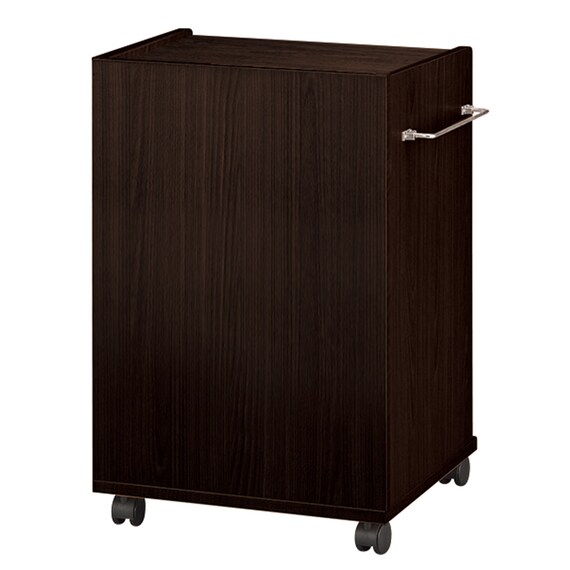 床頭台(IM-001L 開き戸 DBR) 4枚目画像