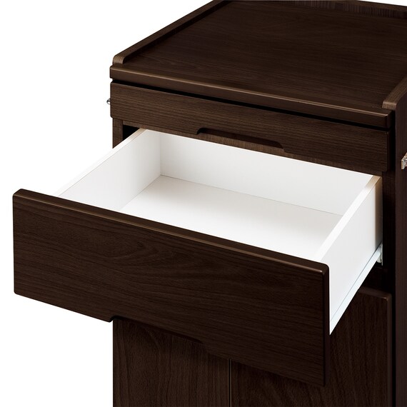 床頭台(IM-001L 開き戸 DBR) 7枚目画像