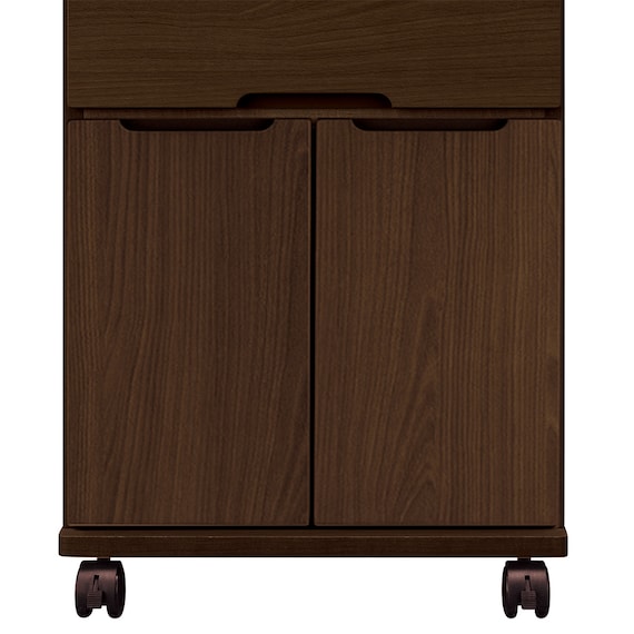 床頭台(IM-001L 開き戸 DBR) 8枚目画像