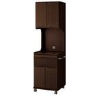 床頭台(IM-001H 開き戸 DBR) 1枚目画像