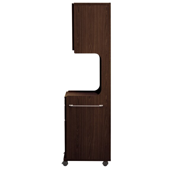 床頭台(IM-001H 開き戸 DBR) 4枚目画像