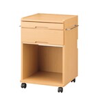 床頭台(IM-001L ミニ冷蔵庫収納 NA) 1枚目画像