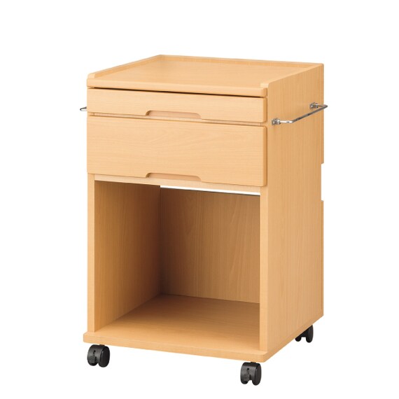 床頭台(IM-001L ミニ冷蔵庫収納 NA) 1枚目画像